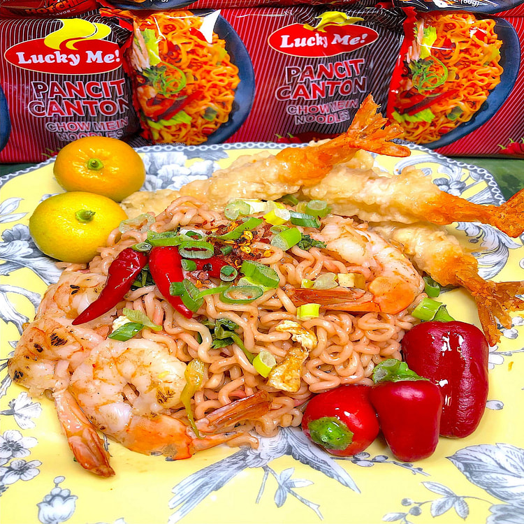 FILIPINO DELICIOUS PANCIT CANTON HOT CHILI WOW!