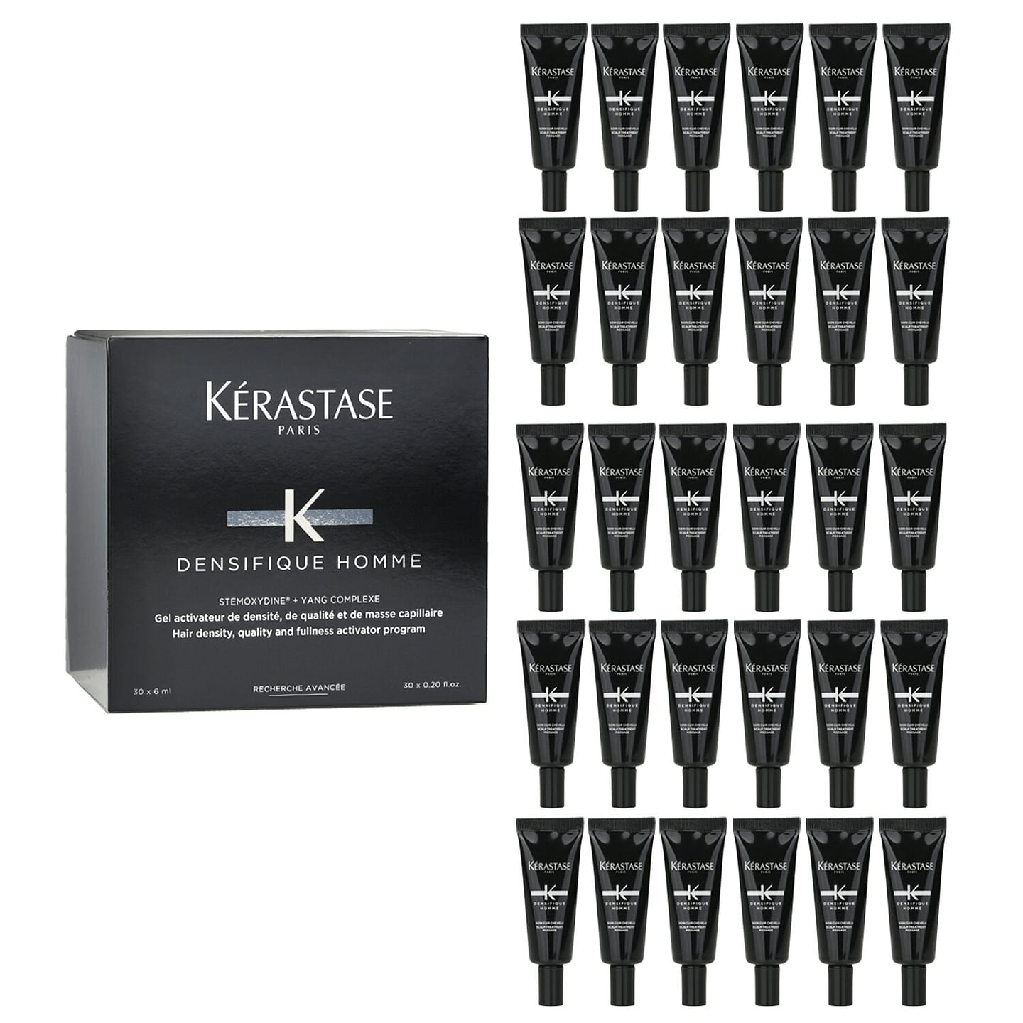 Kerastase Densifique Homme Hair Density, Quality and Fullness Activator Program 30x6ml tubes 30 ml