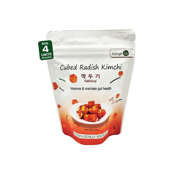 Cubed Radish (Kkakdugi) Kimchi - Single Serve 1 pack (min 4)