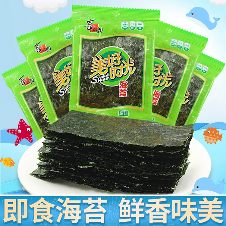 喜之郎美好时光海苔原味3g*3袋 9 克