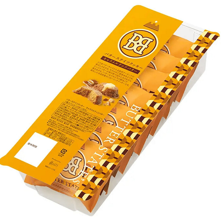 BUTTER STATES Caramel Nuts Butter Cake 7pcs 1 box