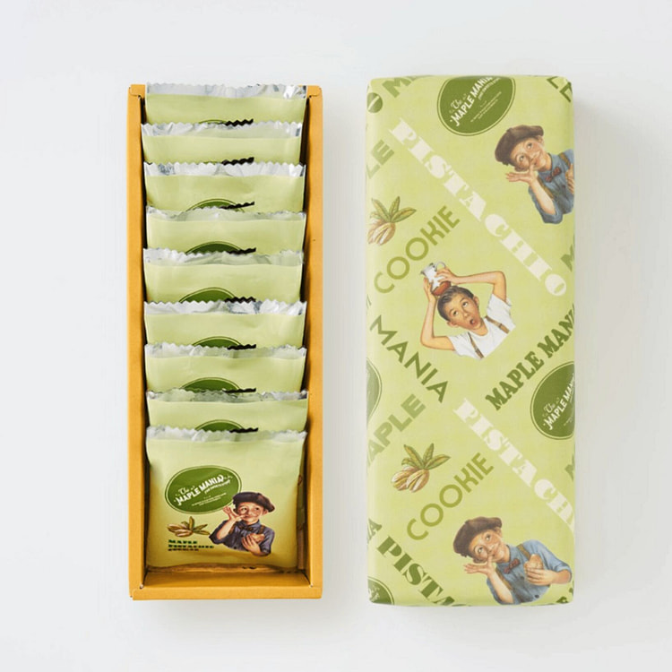 メープルピスタチオクッキー9枚入 1 箱