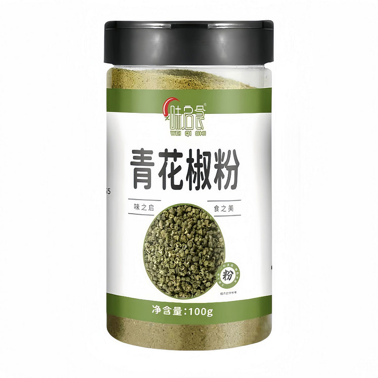 Wei Qi Shi Green Sichuan Pepper Powder 100g*1 Jar 100 g