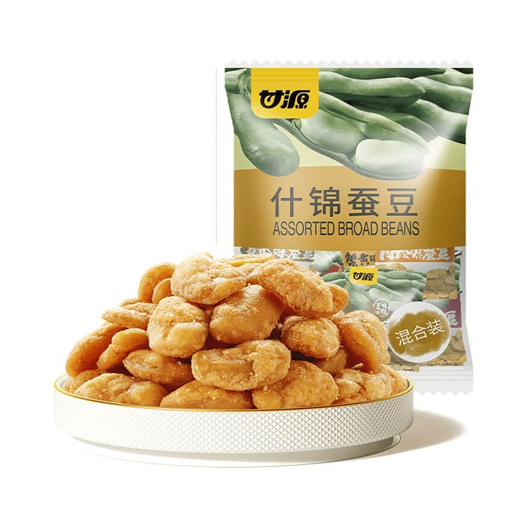 甘源蚕豆办公室解馋零食什锦蚕豆500克/袋 500 克