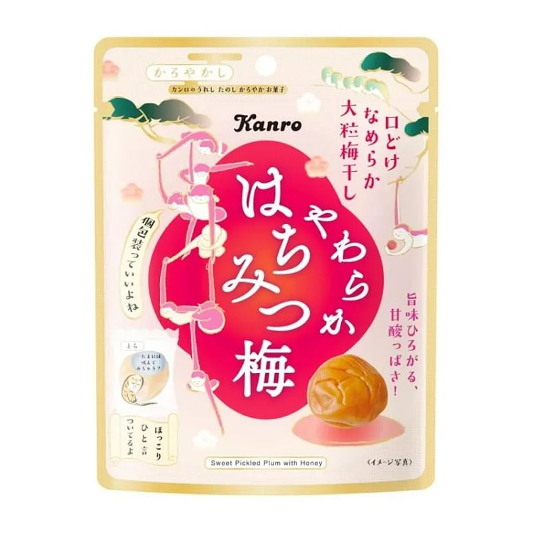 KANRO 看剧小零食开胃小零食 蜂蜜味梅干40g