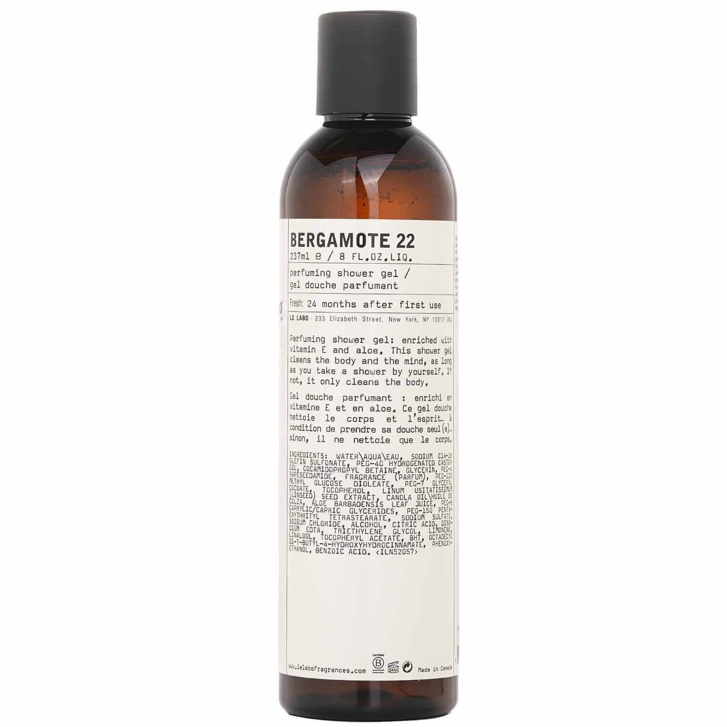 Le Labo Bergamote Shower Gel 237 ml