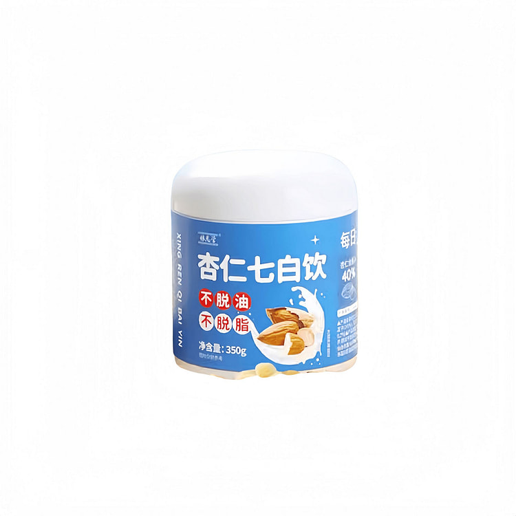 杏仁七白饮杏仁粉冲泡山药银耳藕莲子营养早餐350g 350 克