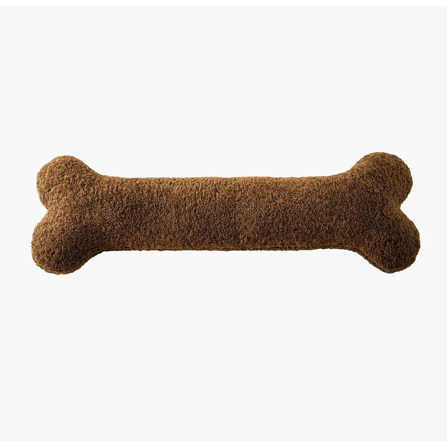 Boucle Bone-Shaped Body Pillow Brown-105x36cm 2000 g