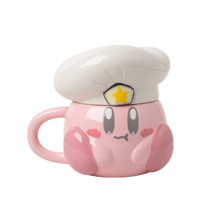 Kirby’s Dream Land Ceramic Cup Mark Cup Coffee Cup Cute Pink 1 each