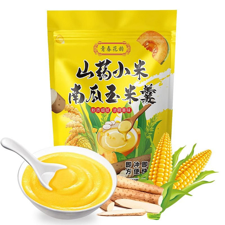 山药小米南瓜玉米羹糊低脂速食粥 400g*1袋装