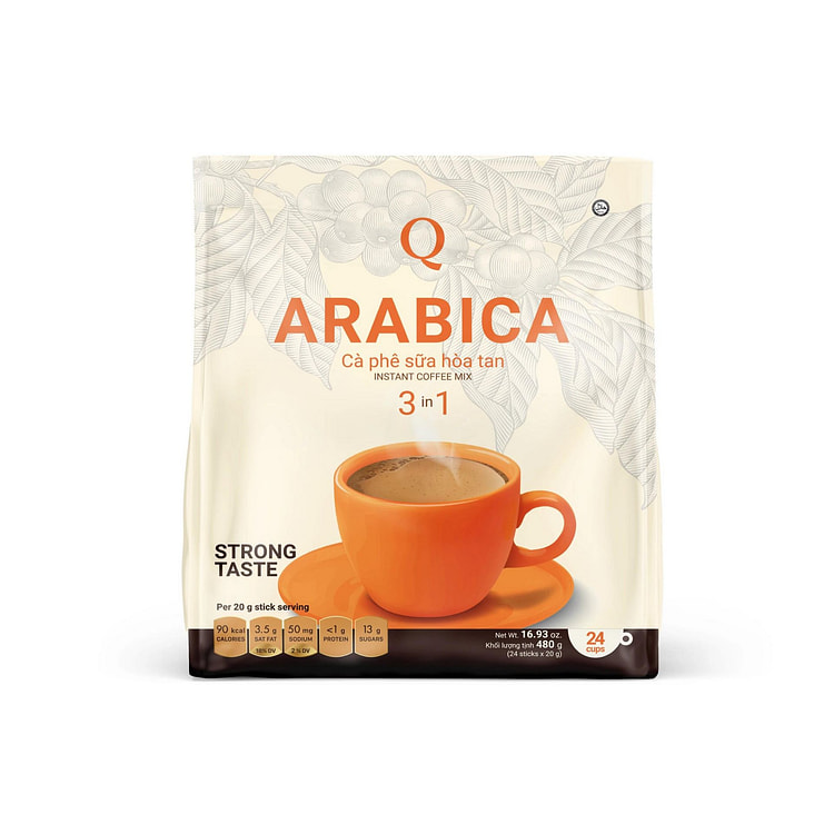 Q Instant Vietnamese Coffee - ARABICA STRONG BAG 1 each