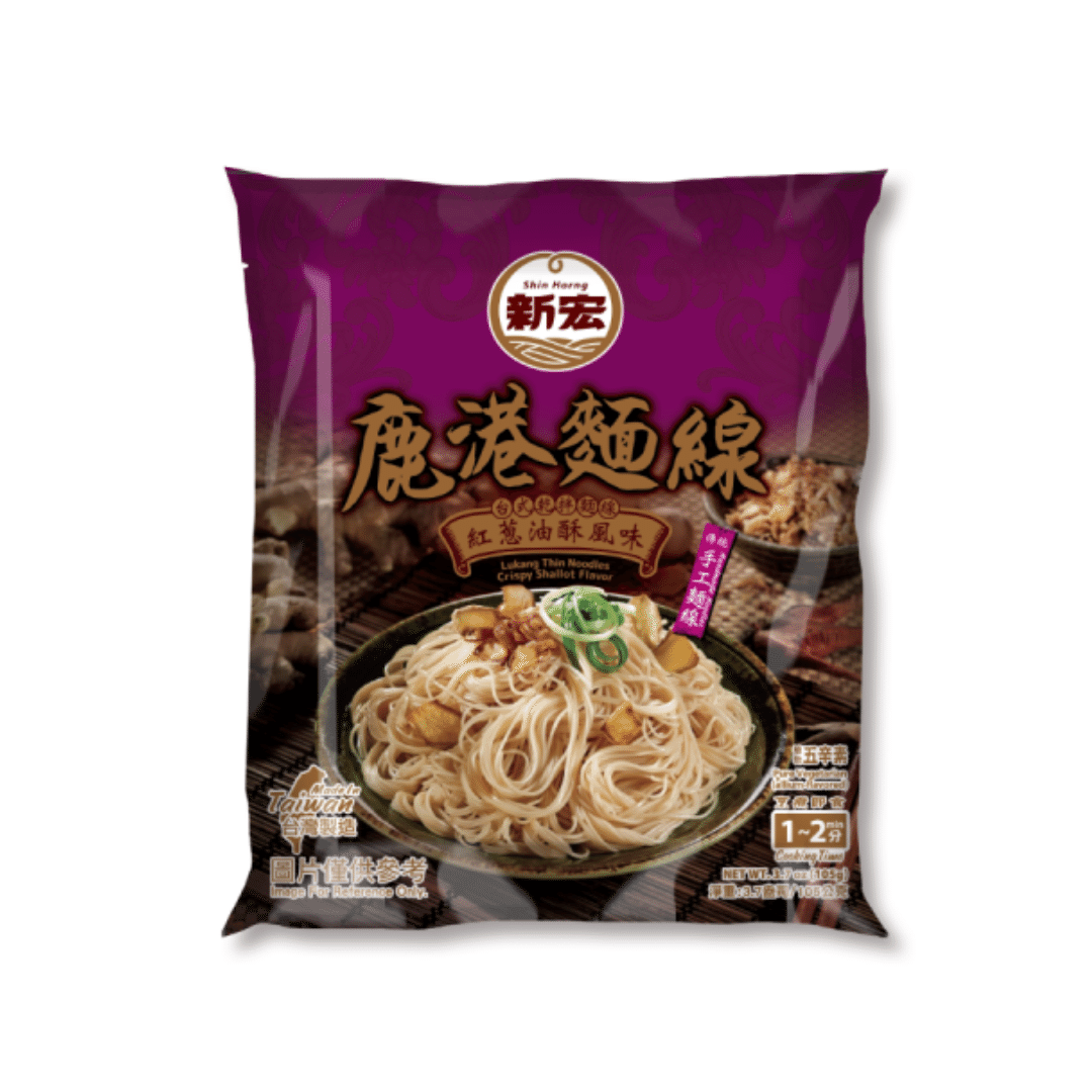 Lukang Thin Noodles-Crispy Shallot Flavor 105 g