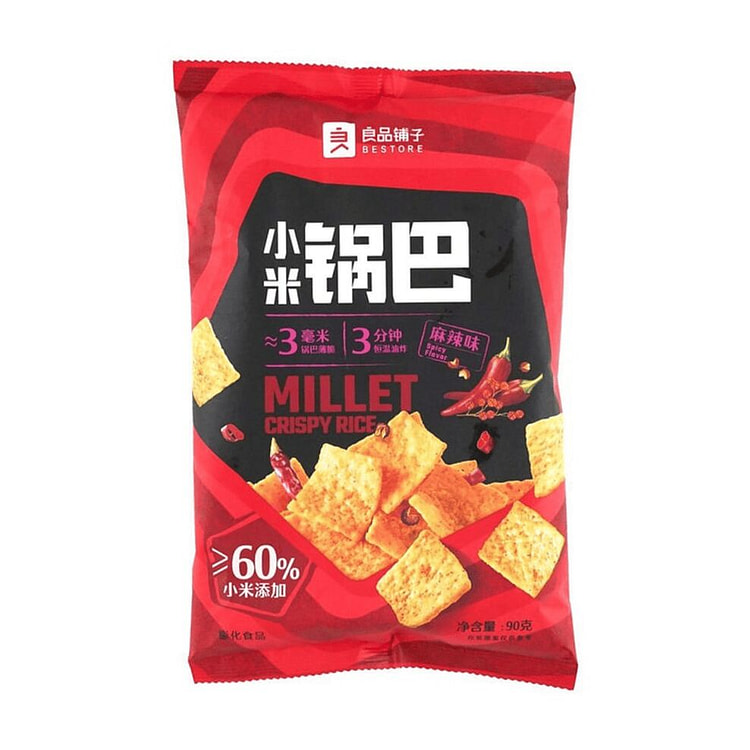 良品铺子 小米锅巴 麻辣味90g 1 份