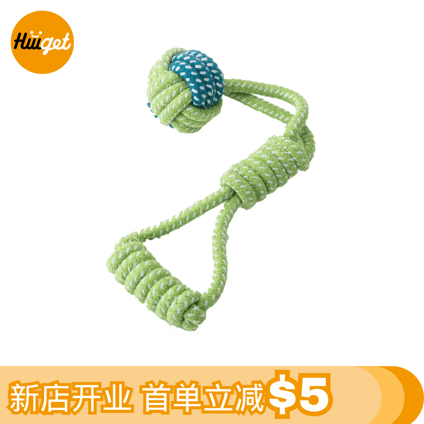 【HiiiGet】Dog Rope Dog Toy Cotton Rope Bite Rope Relieve Stress Random WJYS 1 count