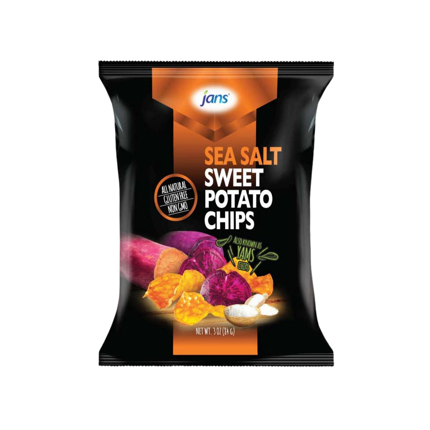 Jans Sweet Potato Chips Sea Salt (Indonesia) 1 each
