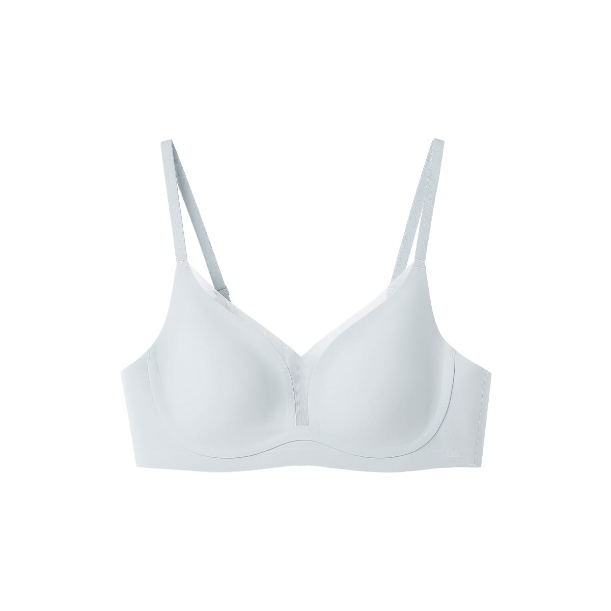 China Direct Mail Ubras Lightweight Mesh Peach Blossom Cup Large Cup Back Hook Bra – Pure Blue – XXL 100 g