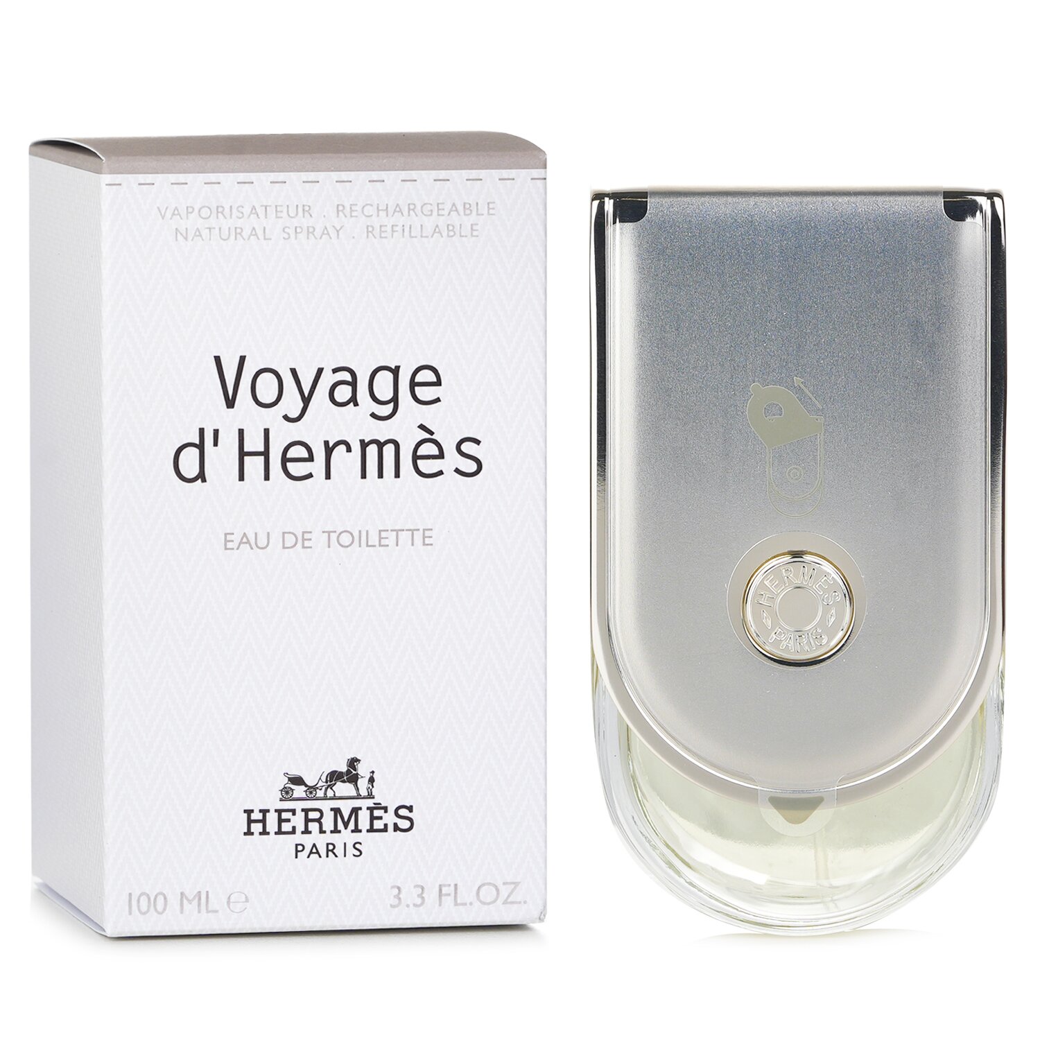 Voyage d'Hermès Eau de Toilette 100ML Get Hermes Voyage D'Hermes Eau De Toilette Refillable Spray 100ml