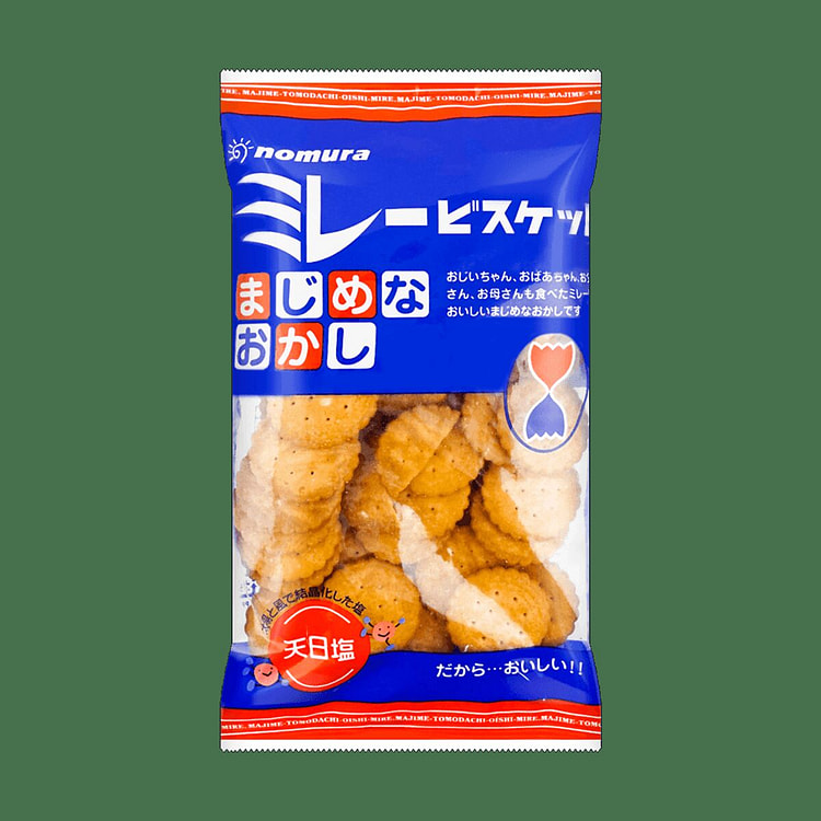 Nomura Tenri Sea Salt Mini Round Biscuits 120 g