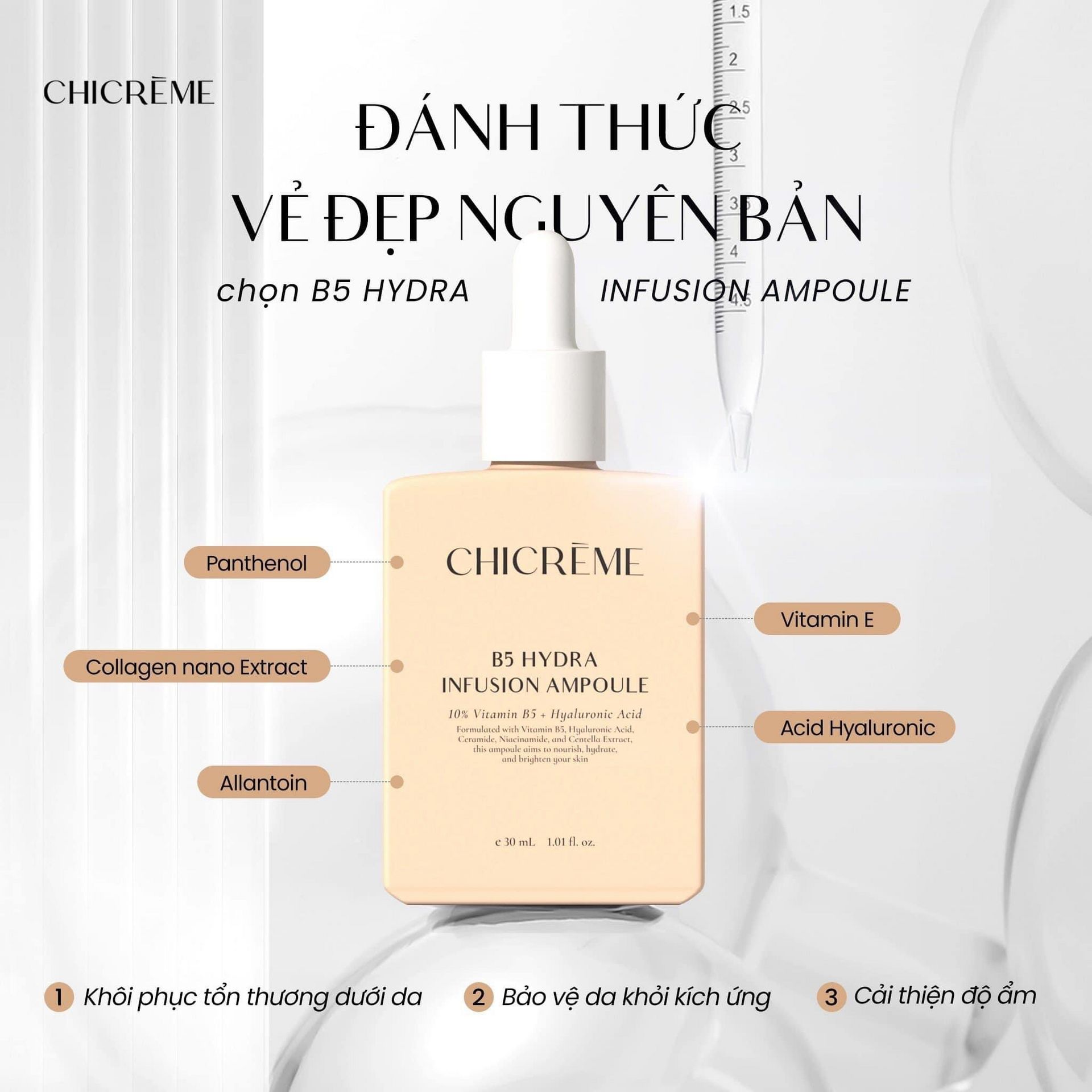 Chicreme B5 Hydra Infusion Ampoule 30 ml