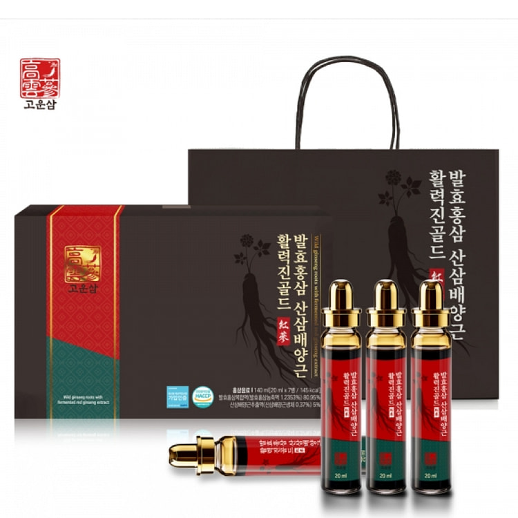 [韩国 直接配送] 发酵红参安瓿 20ml，7瓶