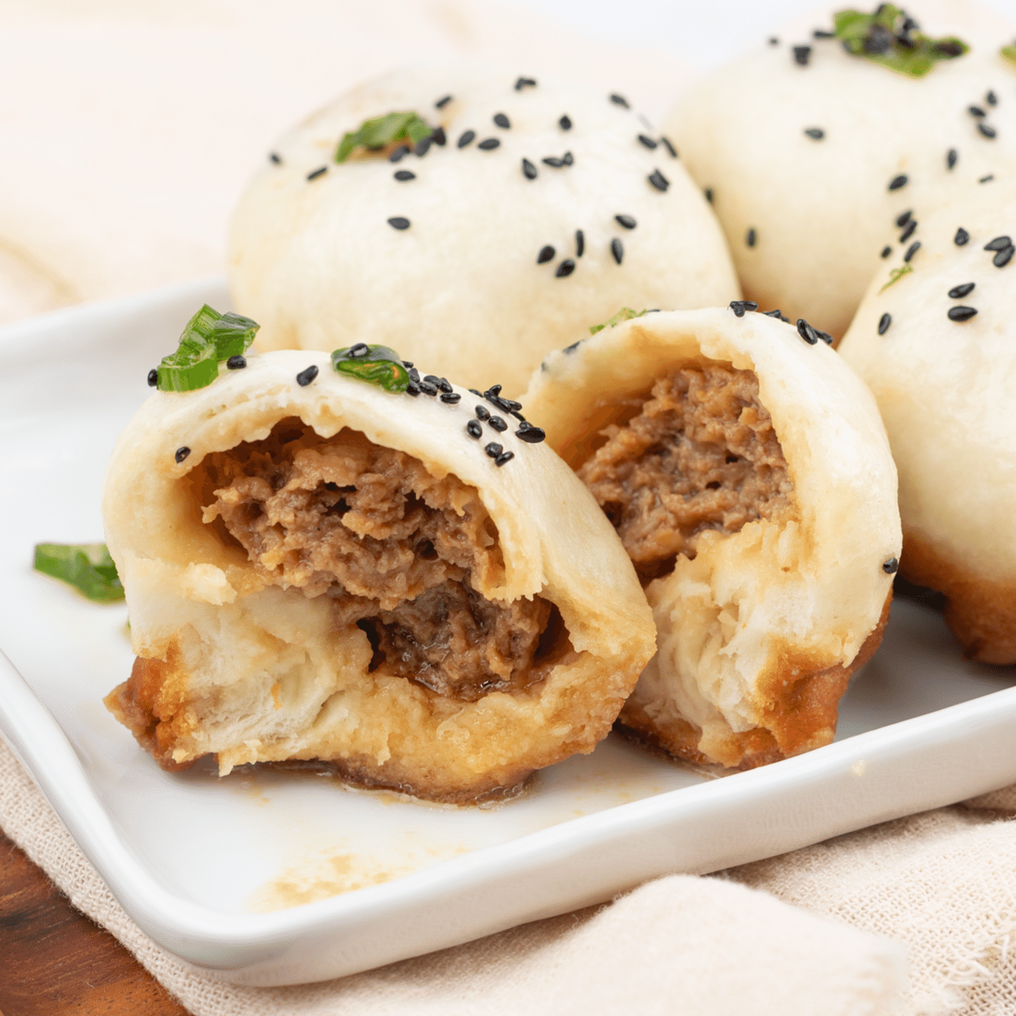 Handmade Shanghai Pan-Fried Pork Buns 6pcs 1 each