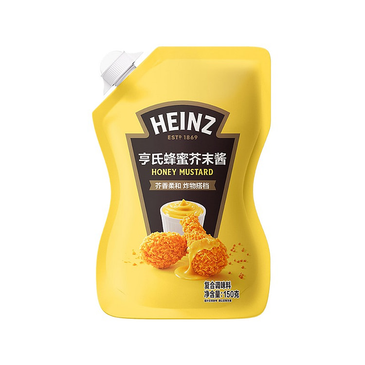 亨氏蜂蜜芥末酱炸鸡薯条三明治沙拉酱调味酱150g 150 克