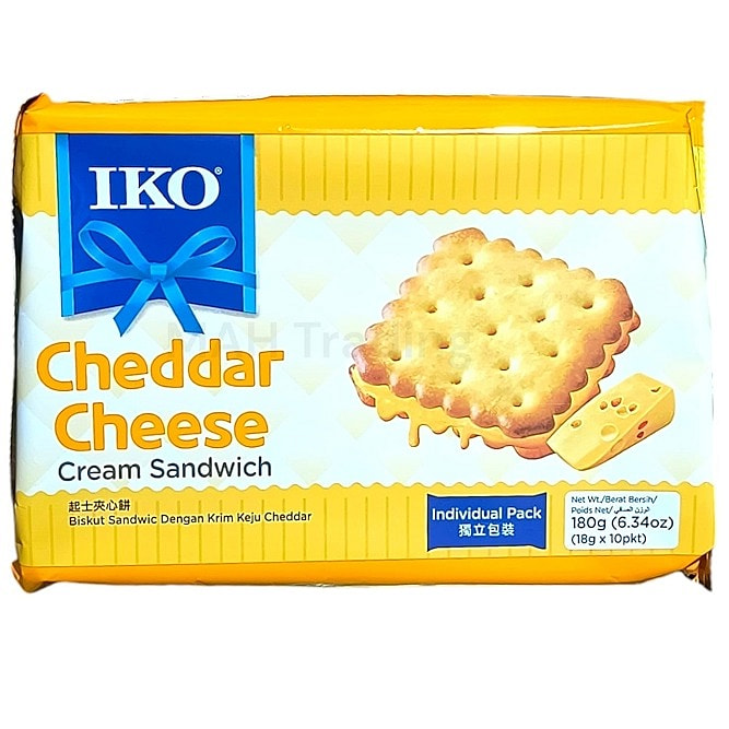 IKO Cheddar Cheese Cream Sandwich 180g 1 pack