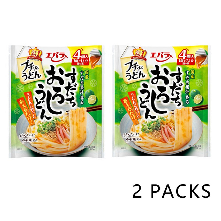 エバラ プチッとうどん すだちおろしうどん (4個)*