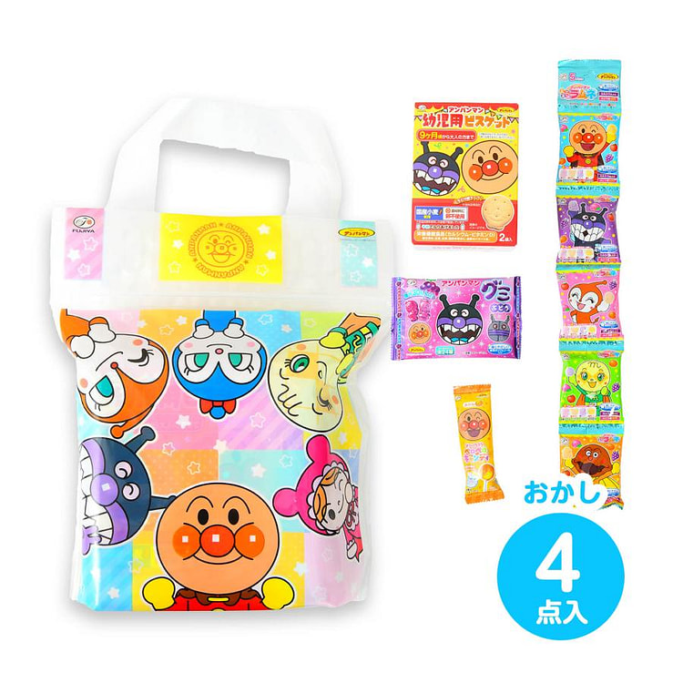 不二家アンパンマンおやつバッグ（Ｆ２５－Ａ）詰め合せ 1 各