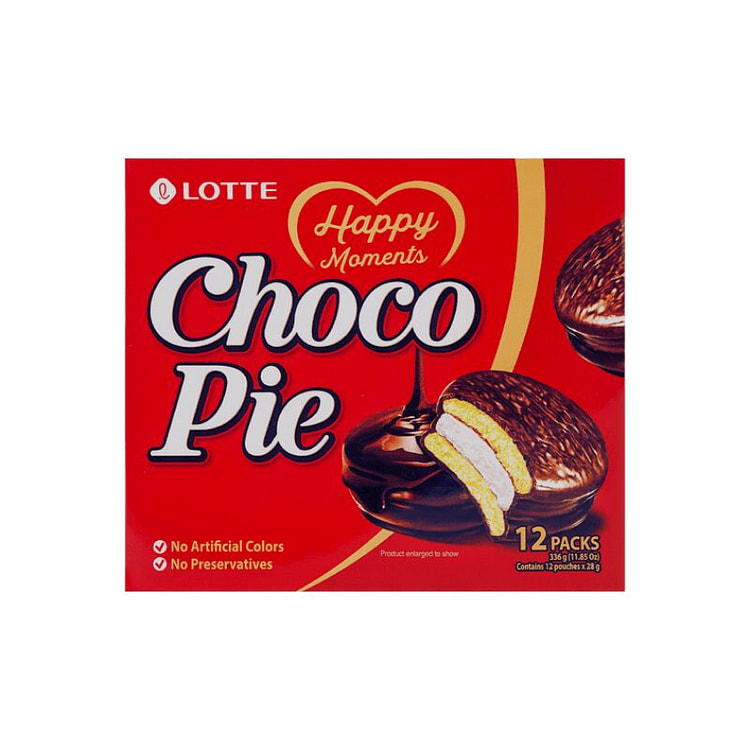 Lotte Choco Pie 12 Packs 11.85oz 1 each