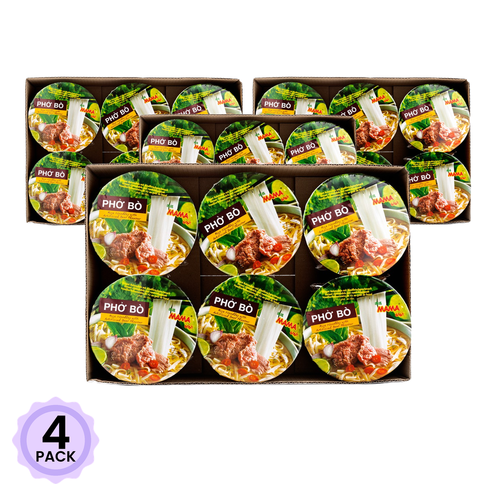 Get Mama Pho Bo Rice Noodles, Beef Flavor 6 count*4 pack Delivered ...