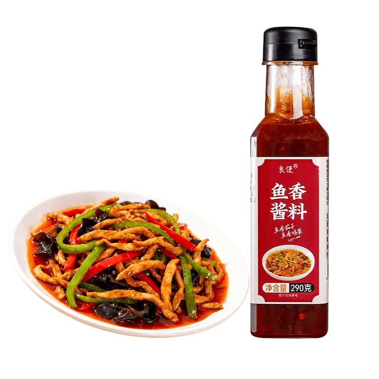 良使 鱼香酱汁鱼香肉丝调味料酱包 290g*1瓶 290 克