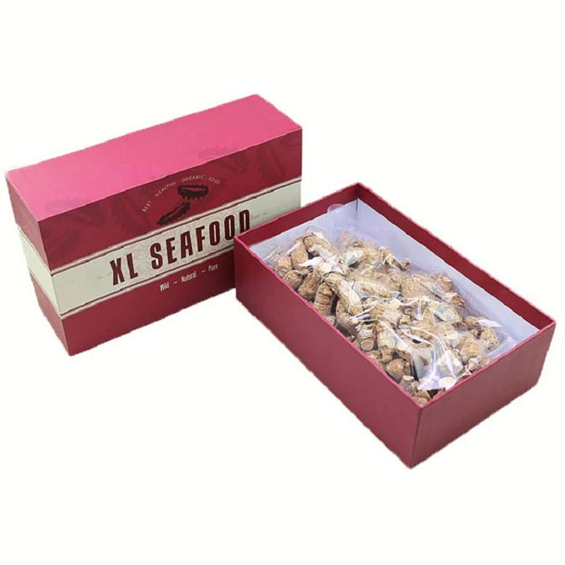XLSEAFOOD Sun Dried Wisconsin American Barrel Ginseng #100 1lb Giftpack 16 oz