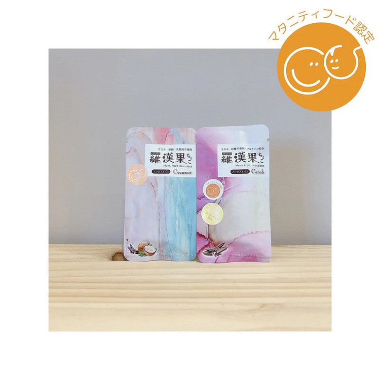 Monk Fruit Chocolate Coconut & Carob 25g Rurika 1 each