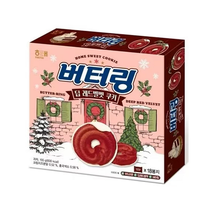 Haitai Butter Ring Deep Red Velvet 155g