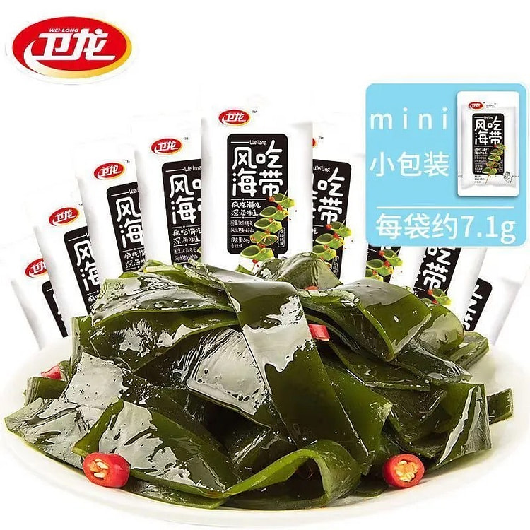 卫龙风吃海带袋装小包休闲零食40小包