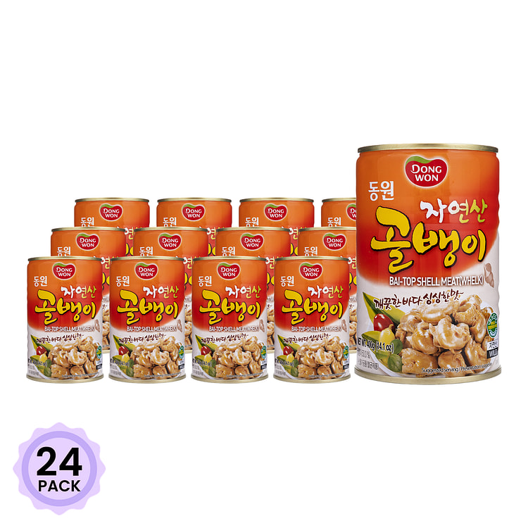 东远 白顶贝壳罐头 酱油味 400 克*24 包