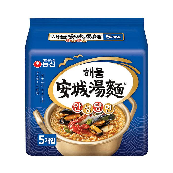 Nongshim Ansung Tangmyun Seafood - 112g x 5 Packs 560 g