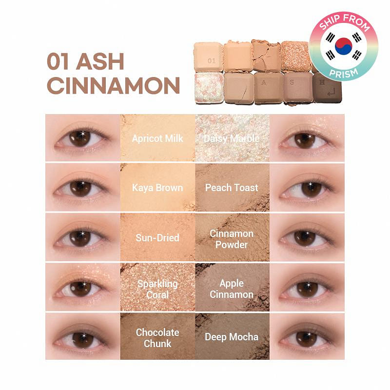 lilybyred Mood keyboard eye shadow palette10.5g#01 1 each