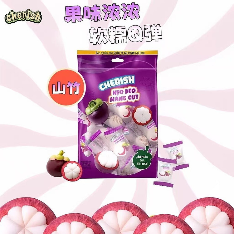 Mangosteen-flavored soft candy, fruit juice candy 275 g