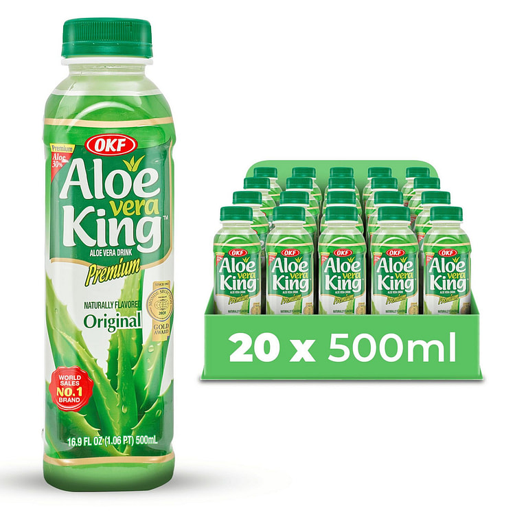 OKF Aloe Vera Drink with Pulp Original - 20pk