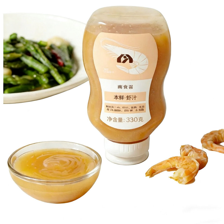 南食召本鲜虾汁纯粹虾之鲜深海白虾精华 330 克