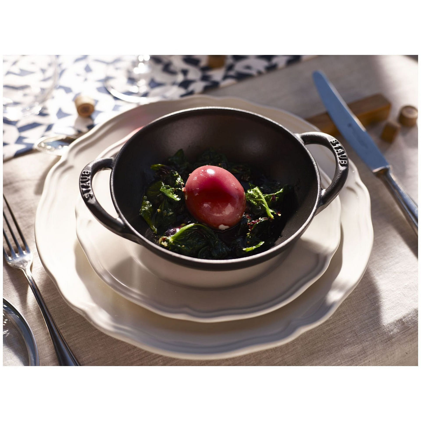 STAUB Cast Iron 0.5-qt Baby Wok 0.5-qt / Matte Black 1 each