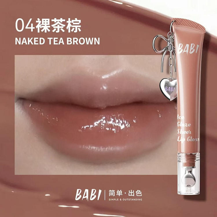 BABI Ice Clear Glass Lip Gloss # 04 1 count