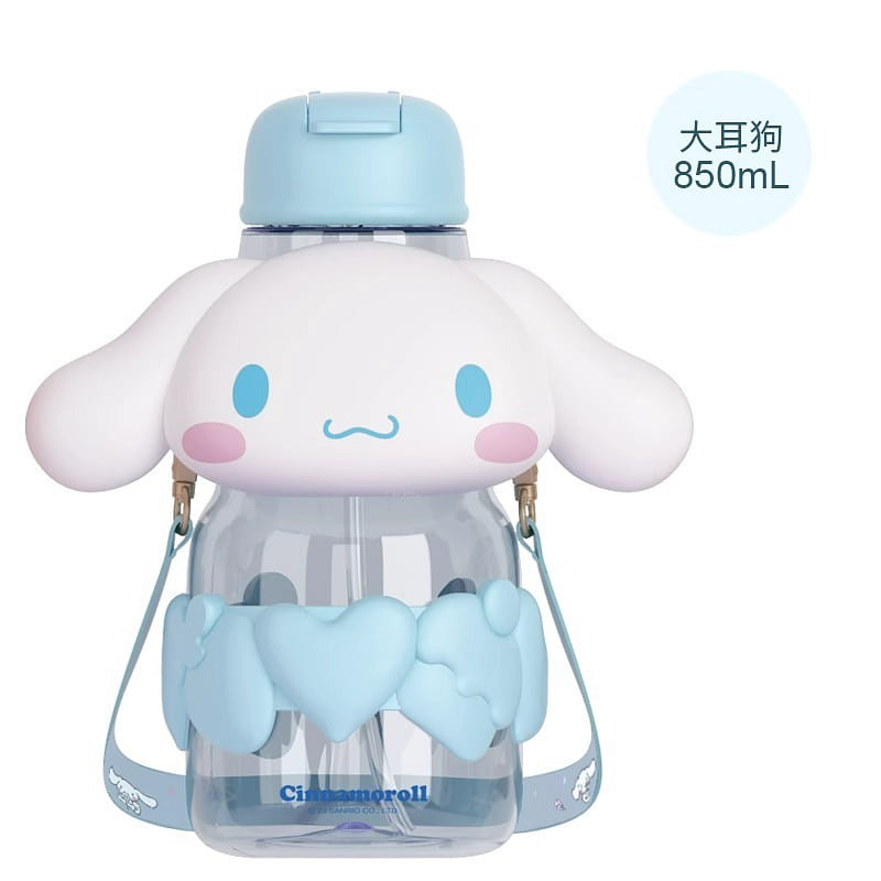 Sanrio Space Water Bottle Gorgeous Sippy Cup Gift 850ML- Cinnamoroll 1 each