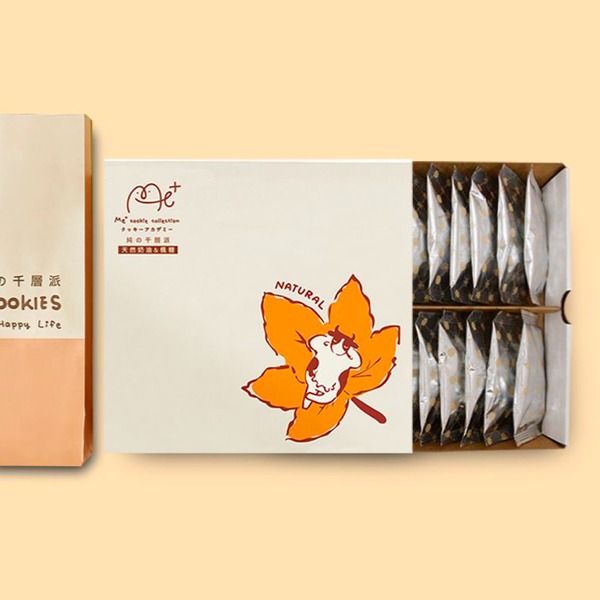 台湾千层派【台湾优格饼干学院】Me+ 纯の奶油枫糖派(单片独立包装) 176 克