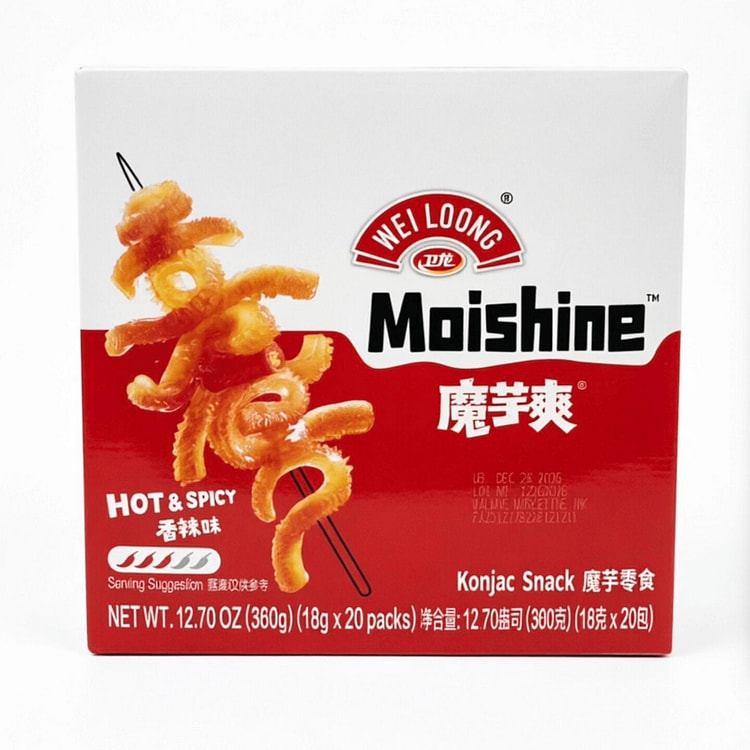 卫龙 魔芋爽 素毛肚 香辣味360g 1 盒