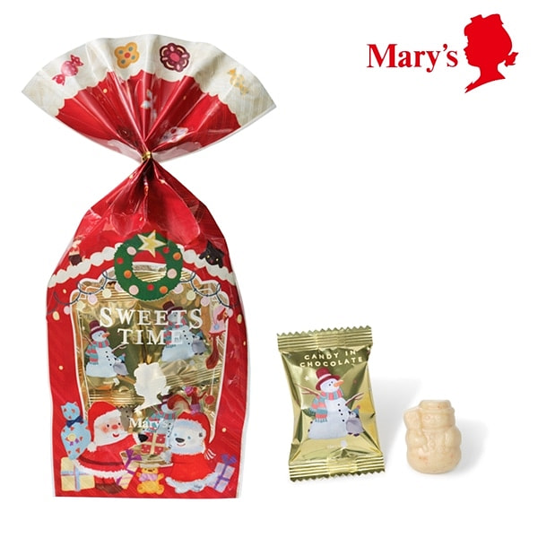 Mary's Christmas Strawberry  Candy Chocolate 6 pcs 1 pack