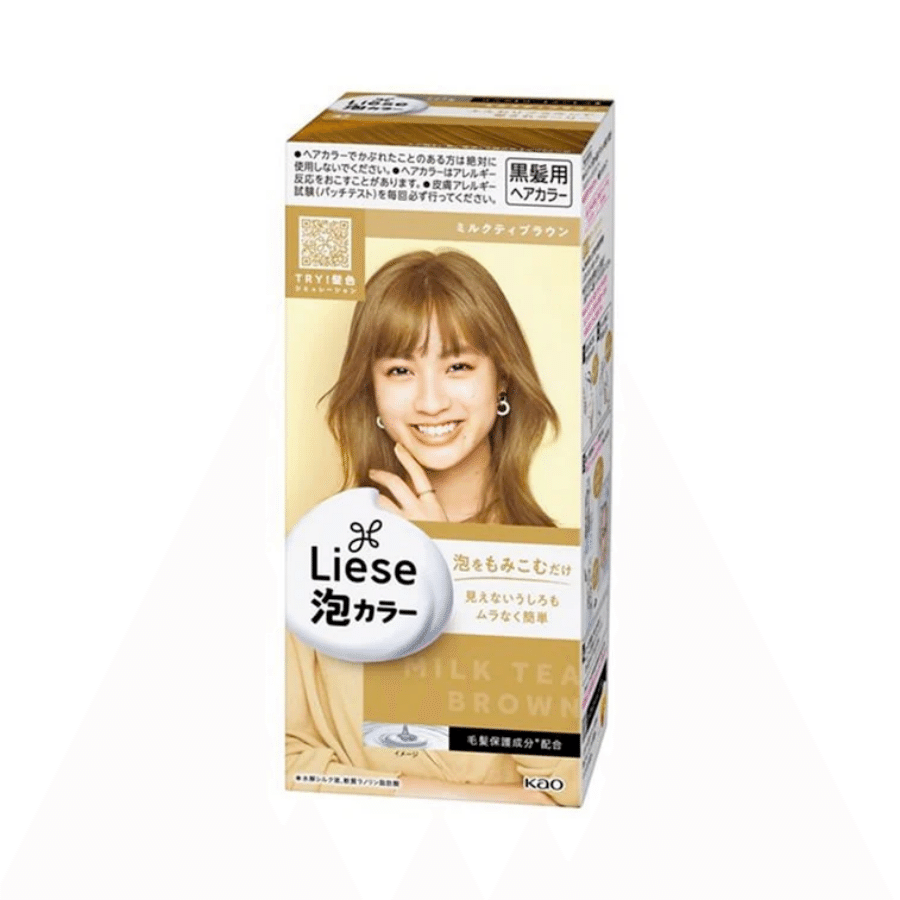 Kao Prettia Bubble Hair Dye in the color Milk Tea Brown 1 count