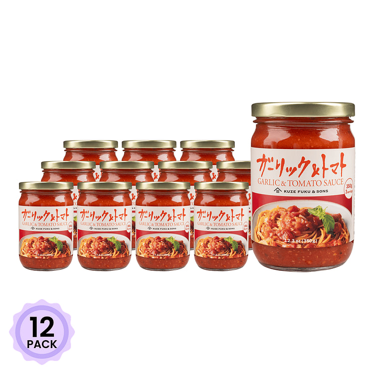 Kuze Fuku & Sons Garlic and Tomato Sauce 350 g*12 pack